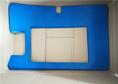 Joints en caoutchouc faits sur commande de grand rectangle bleu de couleur avec le matériel en caoutchouc de 100%