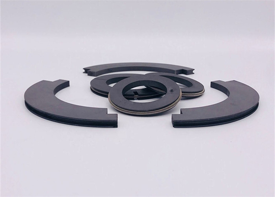 Résistance à l'usure remplie par graphite d'anneau de renforcement de Ptfe de fibre de carbone excellente
