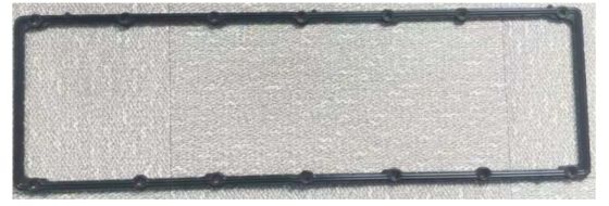 Carter C11 / C13 / C15 Panneau d'huile à joints résistance aux huiles Vmq Parties de réparation de moteur